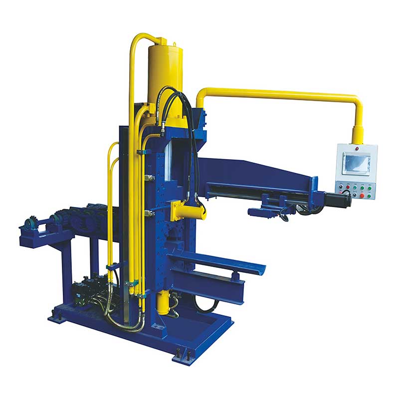 Cesoia verticale per tronchi a caldo in alluminio completamente automatica da 1000 tonnellate